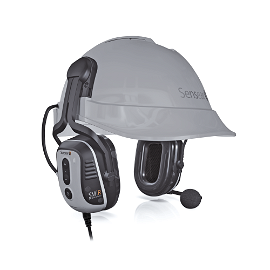 Smart IS Earmuff hearing protector helmet mounted with cable included for Motorola (MOTOTRBO?) slim, Motorola Tetra