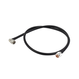 Cable Coaxial LMR-400, con conectores N Macho a N Macho en Angulo Recto.