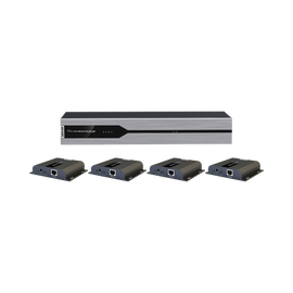 Kit de 1 entrada x 4 salidas 4K x 2K HDMI por cable Cat 6 a 120 metros