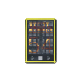 Radar de velocidad de 3 dígitos con mensajes variables y confgurables