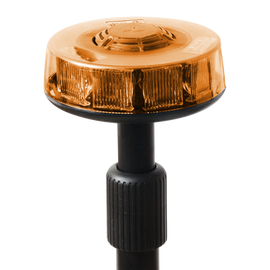 Luz telescópica trasera ámbar con mástil de 3 secciones, 15 LEDs en tecnología SOLARIS