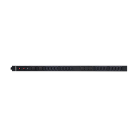PDU Básico para Distribución de Energía, Entrada 200-230 Vca NEMA L6-30P, Con 16 Tomas C13 y 4 C19, de Instalación Vertical, 30 Amp, 220 Vca