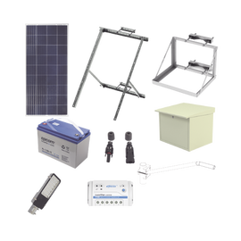 Kit de energía solar para alumbrado de 30 W