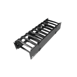 Organizador de Cable Horizontal RouteIT, Sencillo, Para Rack de 19in, 6in de profundidad, 1UR