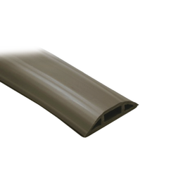 Canaleta flexible color cafe de PVC auto extinguible tramo de 2.5m