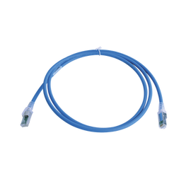 Patch Cord Z-MAX Cat6A S/FTP, CM/LS0H, 5ft, Color Azul, Versión Bulk (Sin Empaque Individual)