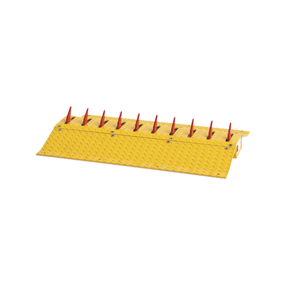 Picos poncha llantas autónomo / No requiere barrera vehicular / Para delimintar dirección de tráfico vehicular / Compatible con 1601-088 / Mide 90cm (3ft) / Fácil instalación de sobreponer