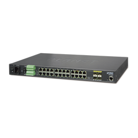 Switch Industrial Administrable 24 Puertos 1000Mbps con 4 Puertos SFP