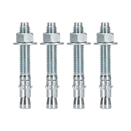 Kit de Anclaje a Piso, Para Rack de 2 o 4 Postes, Fabricado en Acero, 4 Piezas