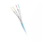 Bobina de Cable Blindado S/FTP, Cat6A, Uso Industrial, Multifilar (Flexible), Color Azul Cerceta, Bobina de 500m