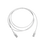 Patch Cord MC6 Modular Cat6 UTP, CM/LS0H, 7ft, Color Blanco, Diámetro Reducido (28AWG), Versión Bulk (Sin Empaque Individual)