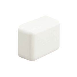 Tapa Final, para uso con canaleta LD5, material ABS, Color Blanco Mate