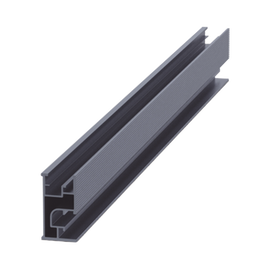 Riel 7 2100mm aluminio anodizado para montaje de módulos fotovoltaicos