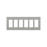 Placa de pared para 6 espacios