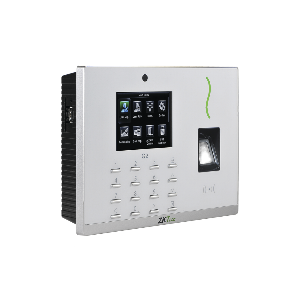 Lectora Biométrica / 20,000 Huellas y Tarjetas / Sensor SilkID / PUSH ADMS / Pantalla 3.5