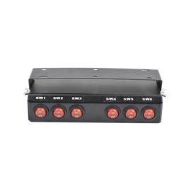 Switchera con 6 interruptores para multiples aplicaciones