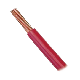 Cable 8 awg  color rojo,Conductor de cobre suave cableado. Aislamiento de PVC, auto extinguible. BOBINA 100 MTS