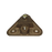 Base Triangular para Punta Pararrayo Maciza.