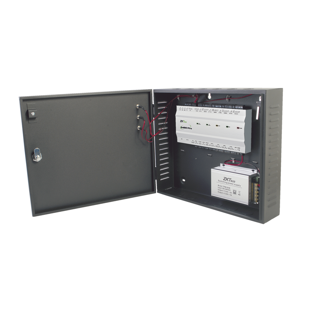 Controlador de Acceso / 4 PUERTAS / Funcion ADMS PUSH Incluida / Alta Seguridad / 3 Años de Garantía / Biometría Integrada / 20,000 Huellas / Software de integración ZKBioSecurity