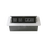 Caja horizontal de escritorio, con conector RJ45 Cat5e, RJ11, 2 contactos de 125v (11000-73201)