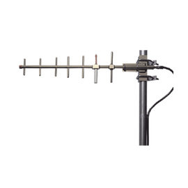 Antena Base Direccional 806-869 MHz, diseño robusto, protección contra hielo.