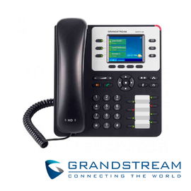TELEFONO IP HD GRANDSTREAM GXP2130 EMPRESARIAL 3 LINEAS 3 CUENTAS SIP POE 2PUERTOS GIGA 10/100/1000 BLUETOOTH.