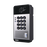 Portero IP con 2 líneas SIP, relevador integrado, teclado numérico y lectora de tarjetas RFID para control de acceso, PoE