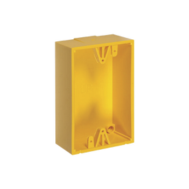 Caja de Montaje Color Amarillo para Botones de Emergencia STI