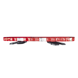 Barra de luces Legend Discret color Rojo, con tecnología Solaris y ROC, 78 Leds y montaje de Gancho