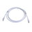 Patch Cord Z-MAX Cat6A S/FTP, CM/LS0H, 7ft, Color Blanco, Versión Bulk (Sin Empaque Individual)