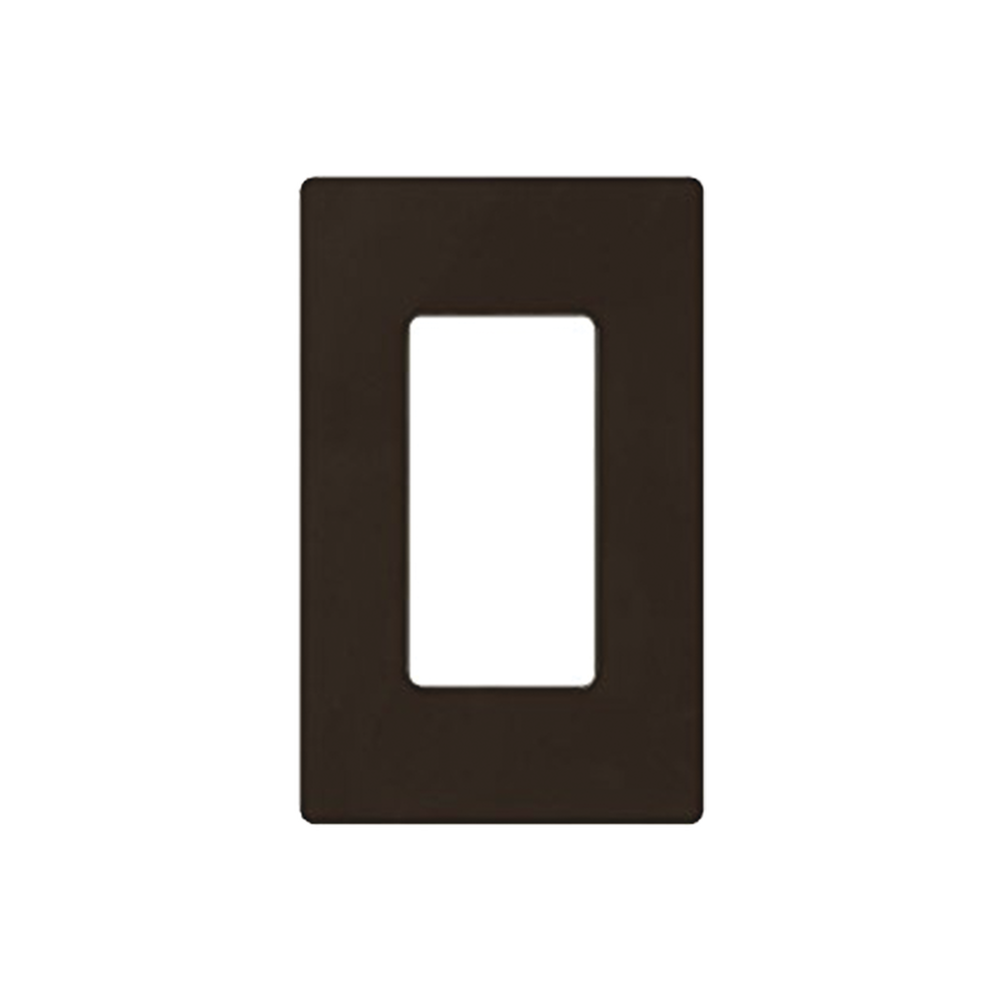 Placa de pared color café,  para un Control Remoto PICO, switch o atenuador.