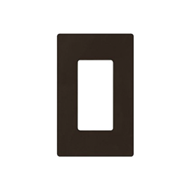 Placa de pared color café,  para un Control Remoto PICO, switch o atenuador.