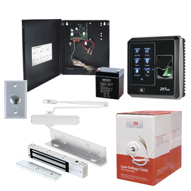 Complete Access Control and Biometric reader. Suplied with gray reel cable.