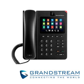 TELEFONO IP HD VIDEOCONFERENCIA GRANDSTREAM GXV3240 6 LINEAS 6 CUENTAS SIP POE 2 PUERTOS GIGA 10/100/1000 HDMI OUT SKYPE BLUETOOTH WIFI CAMARA INTEGRADA
