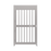 Puerta de Alta Seguridad de Cuerpo Completo Acabado en Acero Inoxidable