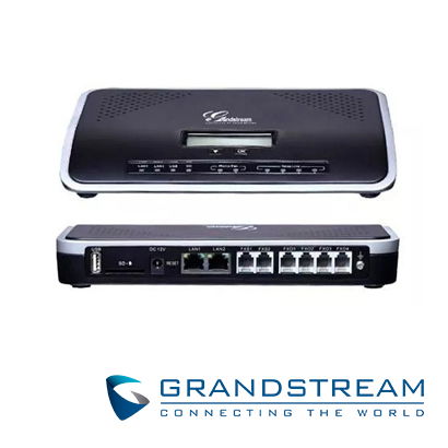 CONMUTADOR IP PBX GRANDSTREAM UCM6204 4 LINEAS FXO / 2 EXTENSIONES FXS 45-LLAMADAS 500SIP POE 2 PUERTOS GIGA 10/100/1001 CONMUTADOR IP PBX GRANDSTREAM UCM6204 4 LINEAS FXO / 2 EXTENSIONES FXS 45-LLAMADAS 500SIP POE 2 PUERTOS GIGA 10/100/1001