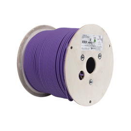 Bobina de Cable U/UTP de 4 pares, Z-MAX, Cat6A, Soporte de Aplicaciones 10GBase-T, LS0H, Color Violeta, 305m