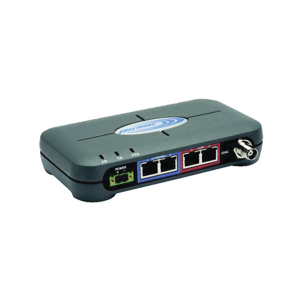 Radio Industrial para enviar datos, hasta 154 kbps, 900 MHz, con puerto Ethernet y Serial
