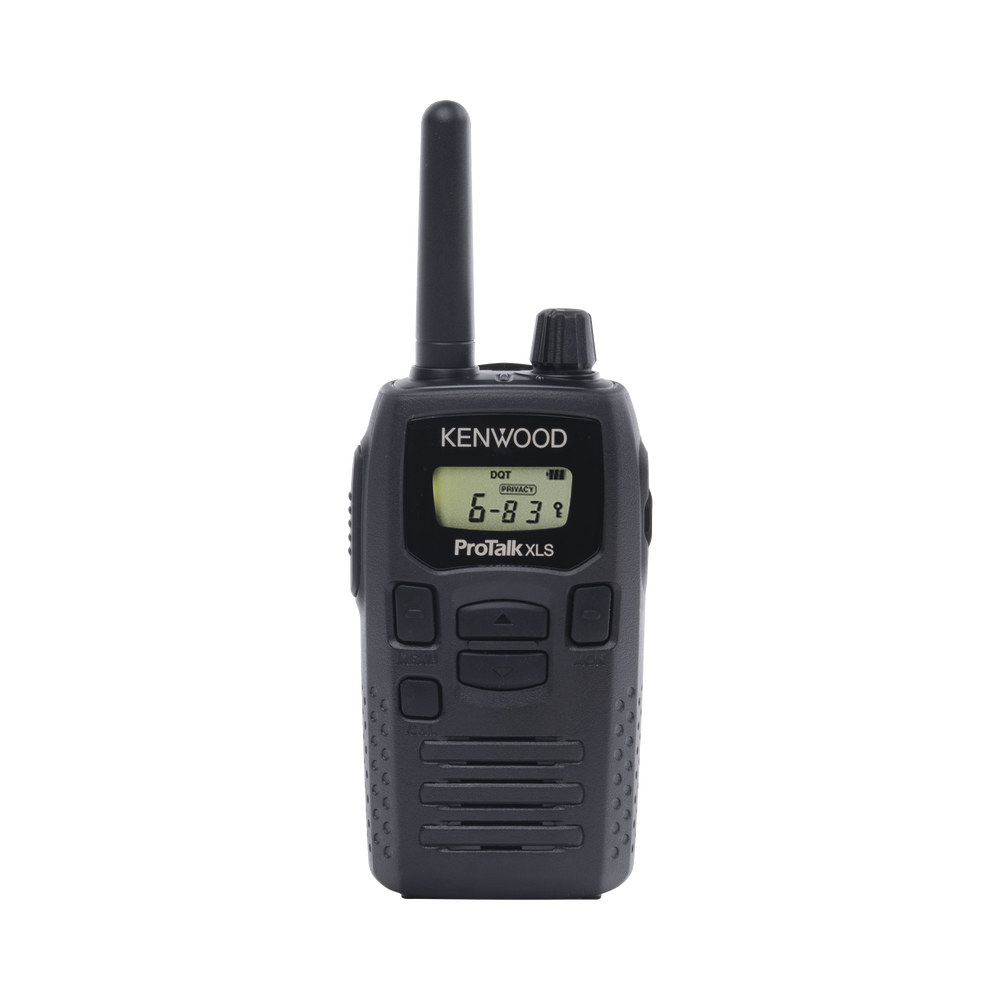 Portable UHF Business Two-Way Radio, 450-470 MHz, 16 Channels, 1.5 Watts, VOX, Scaner, Includes antenna, battery, charger & clip.