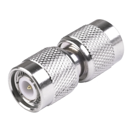 Adaptador Barril de Conector TNC Macho a TNC Macho, Niquel / Oro / Teflón.
