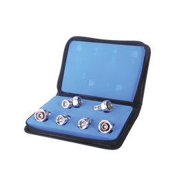 Kit completo de 6 adaptadores de bajo PIM, (MINI) DIN 4.1-9.5 a N.