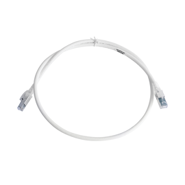 Patch Cord Z-MAX Cat6A S/FTP, CM/LS0H, 3ft, Color Blanco Patch Cord Z-MAX Cat6A S/FTP, CM/LS0H, 3ft, Color Blanco