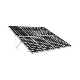 Montaje de aluminio en techo o piso de concreto para  arreglo 2 x 4  módulos fotovoltáicos línea Starter