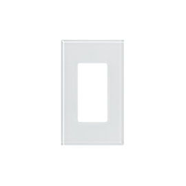 Tapa de cristal para apagador o atenuador, 1 espacio.