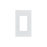 Tapa de cristal para apagador o atenuador, 1 espacio.