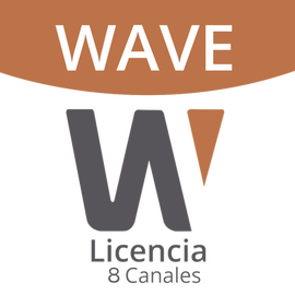 Licencia de 8 Canal de Wisenet Wave Profesional