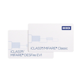 Tarjeta DUAL iClass + Mifare/ PVC Compuesto/ Garantía de por Vida