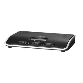 Conmutador IP-PBX de 2 puertos FXO + 2 FXS, 30 llamadas concurrentes, 500 usuarios y doble puerto Gigabit