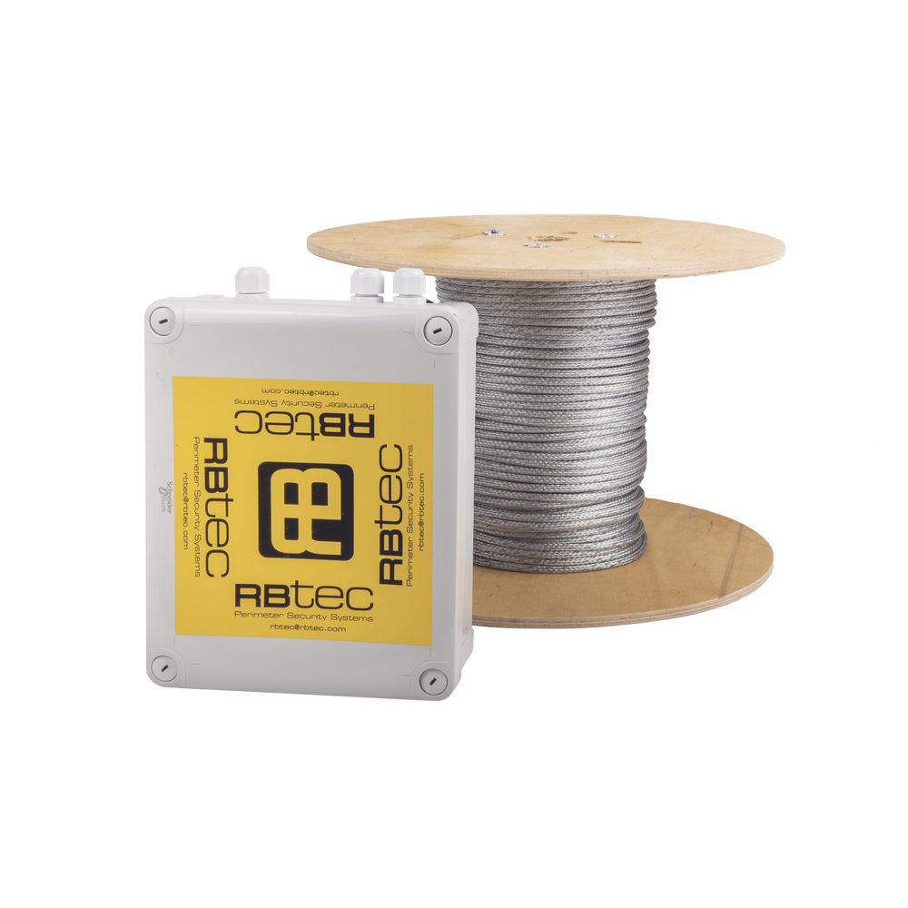 Kit de Cable Sensor Para Cercas Ciclónicas IRONCLAD / 75 METROS / 1 ZONA / Sin Falsas Alarmas por Viento / TODO Incluido