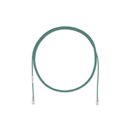 Cable de Parcheo TX6, UTP Cat6, Diámetro Reducido (28AWG), Color Verde, 20ft